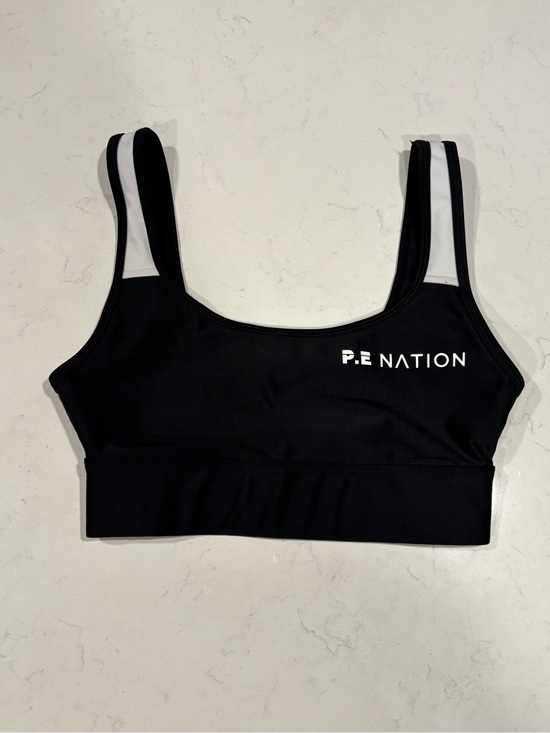 P.E Nation Other - P.E Nation Black & White Racerback Sports Bra